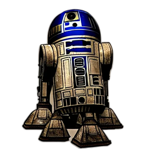 robot, concept art, pixel art, 3d render transparent PNG cut-out