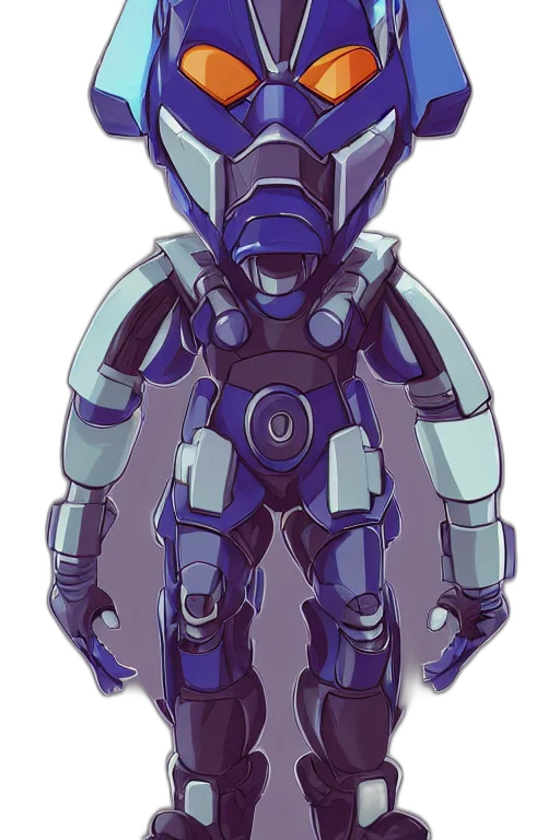 robot, concept art, pixel art, vaporwave transparent PNG cut-out
