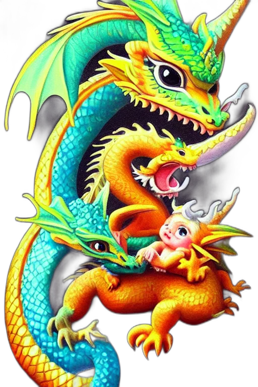 dragon, creature, animal, concept art transparent PNG cut-out
