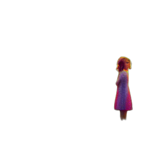 dress, hair, robot, creature transparent PNG cut-out