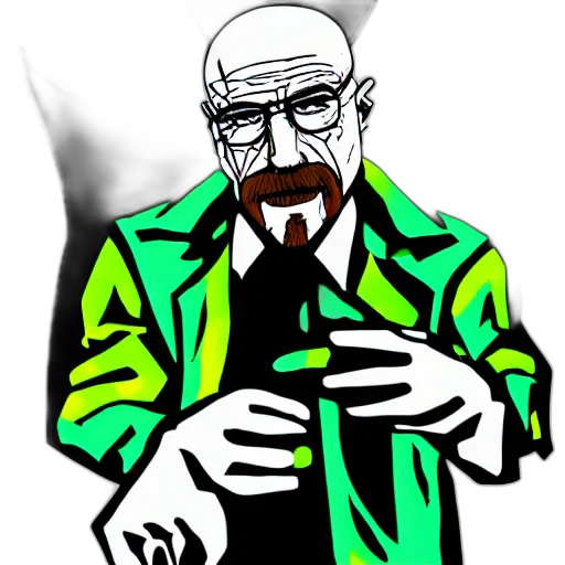 jacket, staff, comic book art, cartoon transparent PNG cut-out