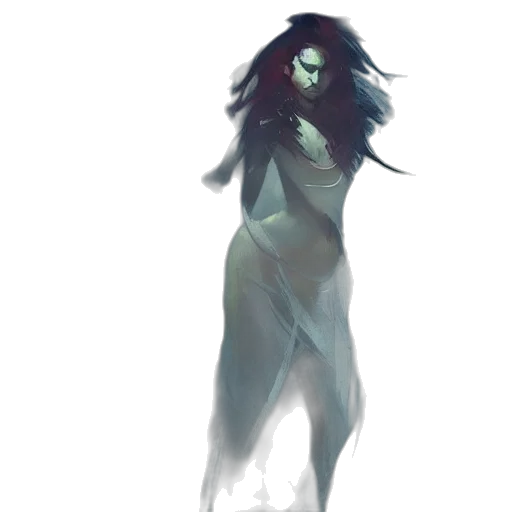 dress, creature, mask, concept art transparent PNG cut-out