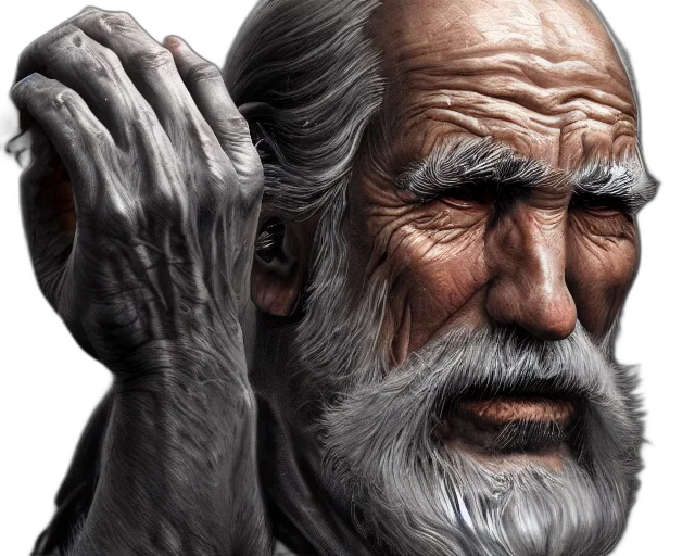 face, mask, photorealistic, concept art transparent PNG cut-out
