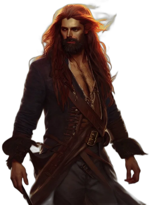jacket, staff, concept art, fantasy art transparent PNG cut-out