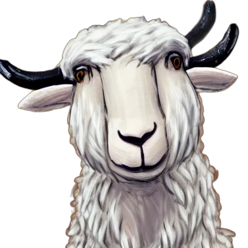 animal, face, staff, pixel art transparent PNG cut-out