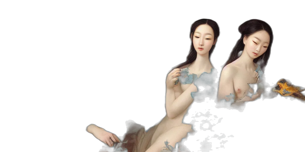 dress, photorealistic, fantasy art, oil painting transparent PNG cut-out