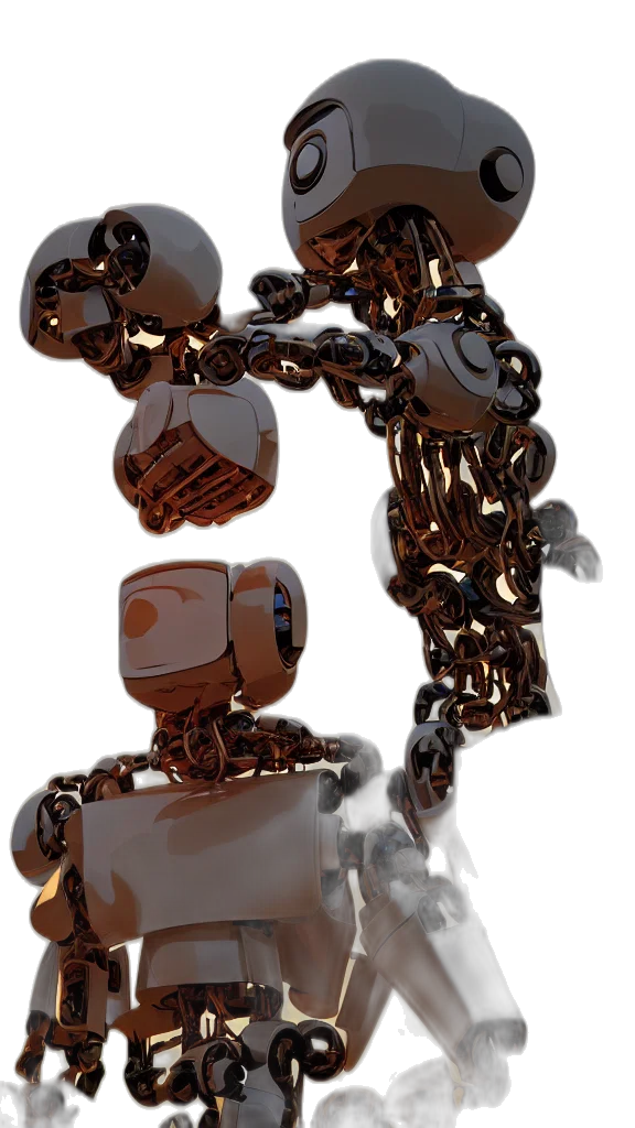 robot, jewelry, staff, weapon transparent PNG cut-out