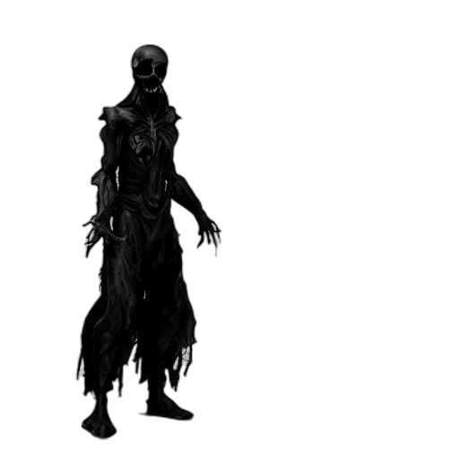 creature, staff, mask, dress transparent PNG cut-out