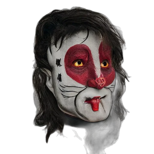 mask, face, creature, fantasy art transparent PNG cut-out