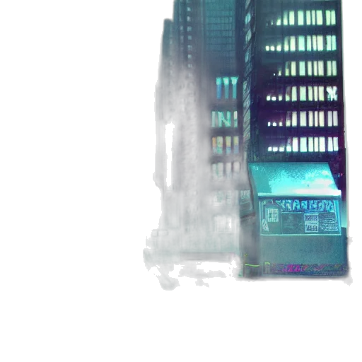 building, robot, umbrella, weapon transparent PNG cut-out