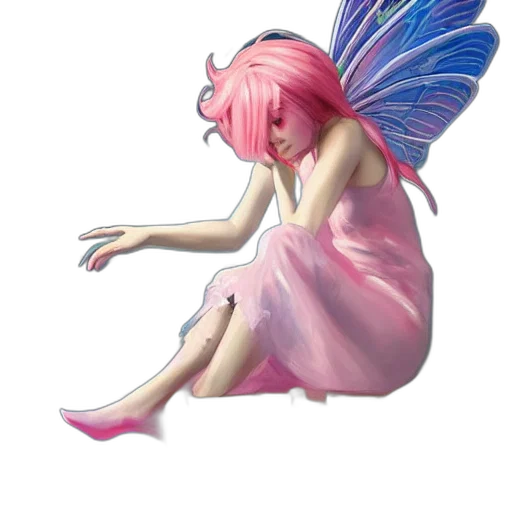 dress, creature, mask, flower transparent PNG cut-out