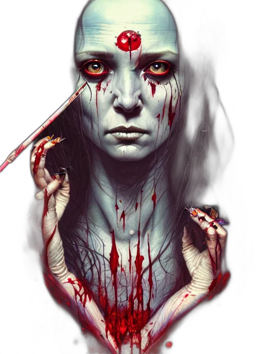 face, mask, comic book art, fantasy art transparent PNG cut-out
