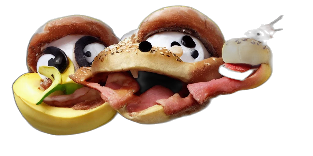 food, face, animal, creature transparent PNG cut-out