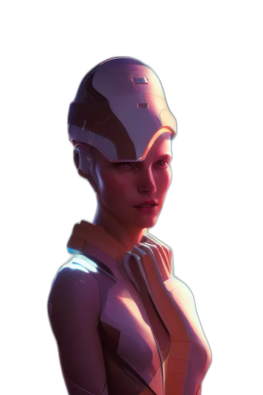 robot, face, crown, hat transparent PNG cut-out