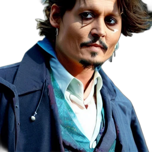 face, jacket, hair, photorealistic transparent PNG cut-out