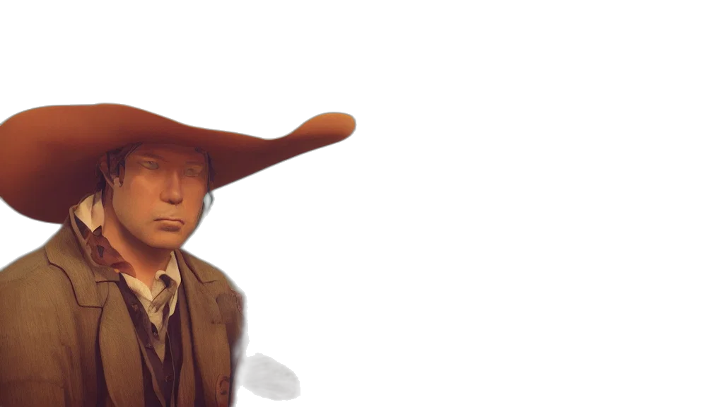 hat, staff, face, mask transparent PNG cut-out