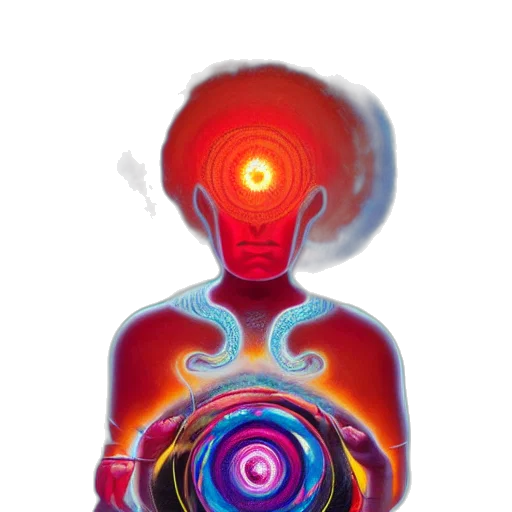 robot, mask, creature, staff transparent PNG cut-out