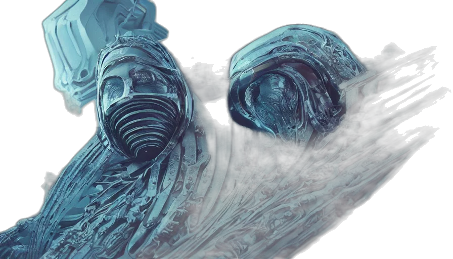 mask, creature, face, robot transparent PNG cut-out