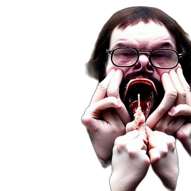 creature, mask, face, staff transparent PNG cut-out