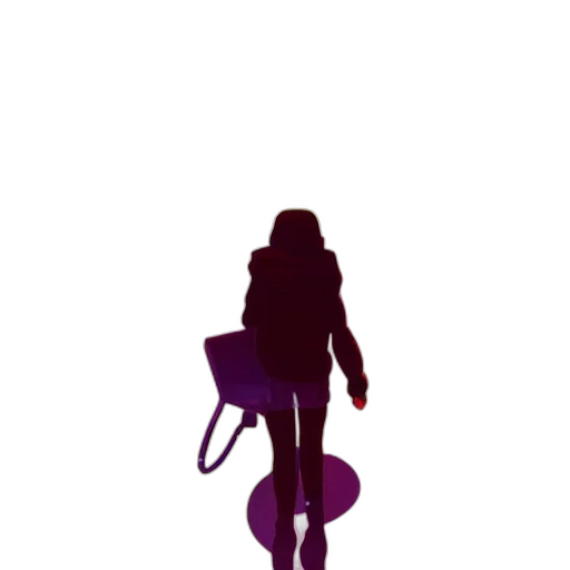 robot, staff, umbrella, jacket transparent PNG cut-out