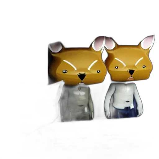 3d render, concept art, photorealistic, beastars transparent PNG cut-out