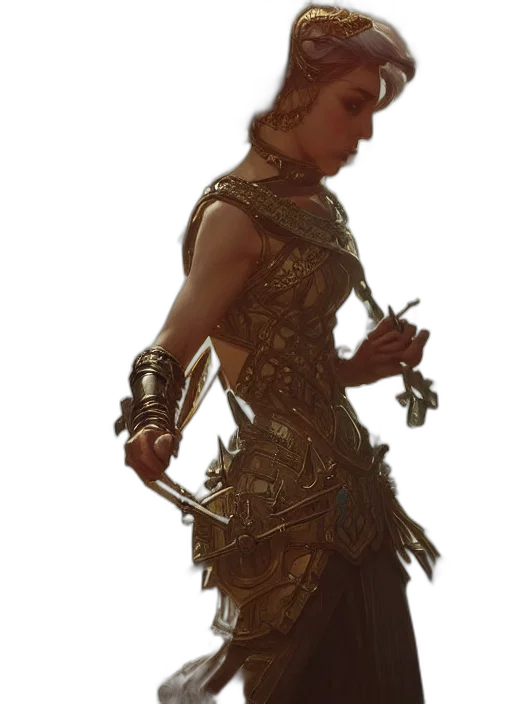 sword, weapon, dress, staff transparent PNG cut-out
