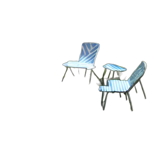 furniture, umbrella, staff, 3d render transparent PNG cut-out
