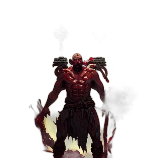 creature, weapon, staff, concept art transparent PNG cut-out