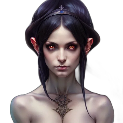 face, jewelry, crown, fantasy art transparent PNG cut-out
