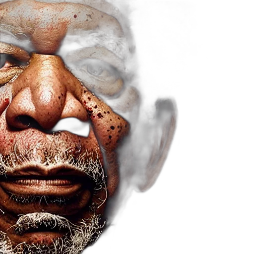 face, mask, photorealistic, concept art transparent PNG cut-out