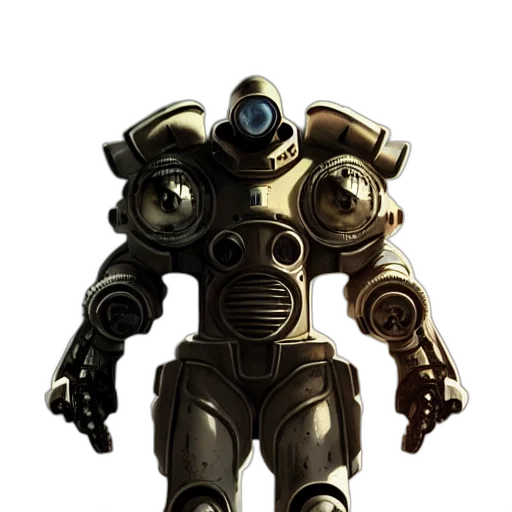 robot, weapon, mask, staff transparent PNG cut-out