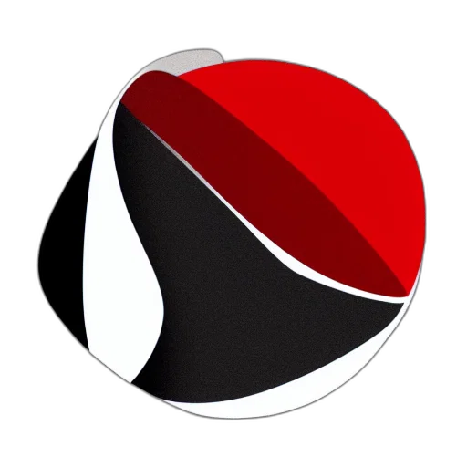 staff, hat, umbrella, 3d render transparent PNG cut-out