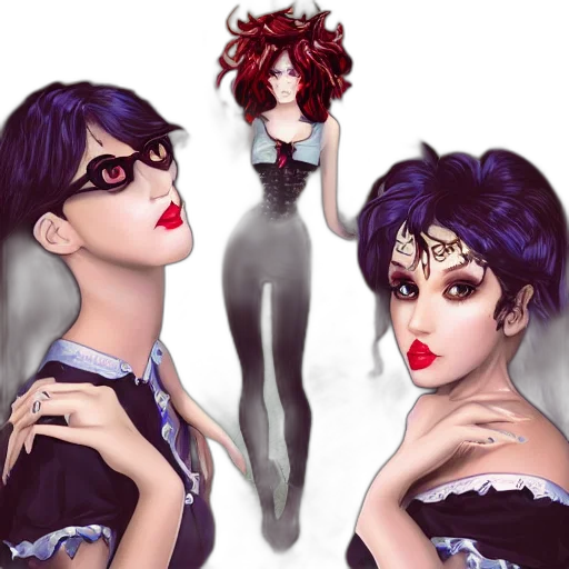 concept art, comic book art, fantasy art, cartoon transparent PNG cut-out