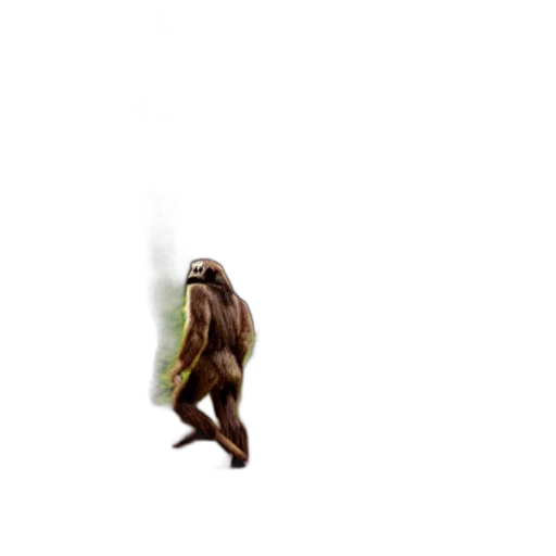 creature, animal, staff, hair transparent PNG cut-out