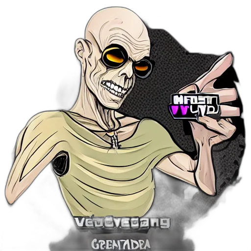 concept art, vaporwave, cyberpunk, pixel art transparent PNG cut-out