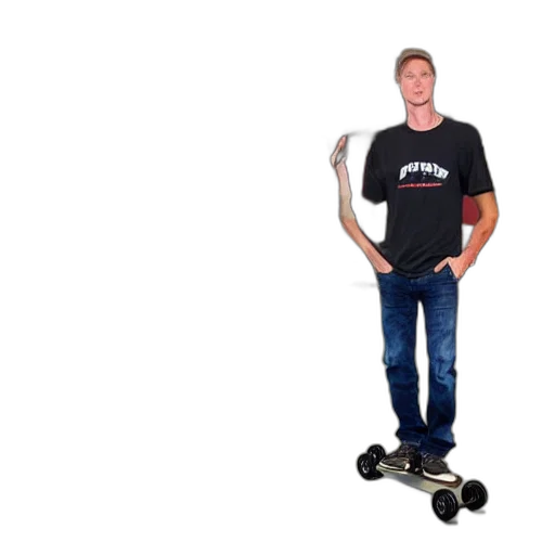 3d render, tony, hawk, pro transparent PNG cut-out