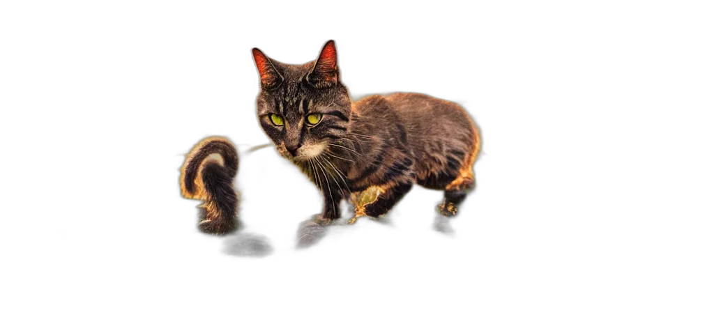 animal, creature, staff, photorealistic transparent PNG cut-out