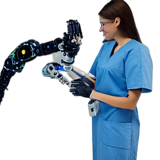 robot, cyberpunk, robotic, arm transparent PNG cut-out