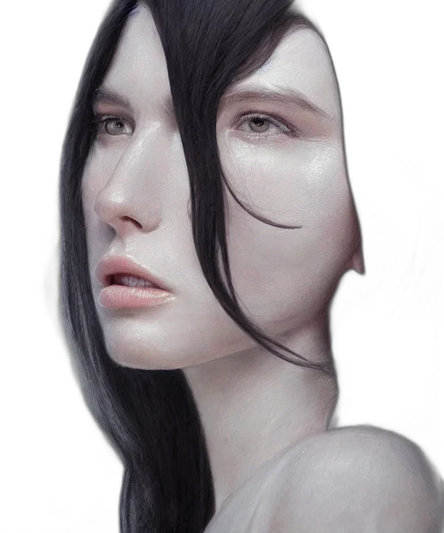 face, mask, hair, robot transparent PNG cut-out