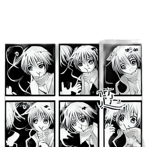 anime, comic book art, cartoon, concept art transparent PNG cut-out