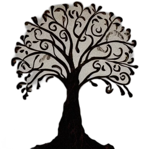 tree, crown, staff, hair transparent PNG cut-out