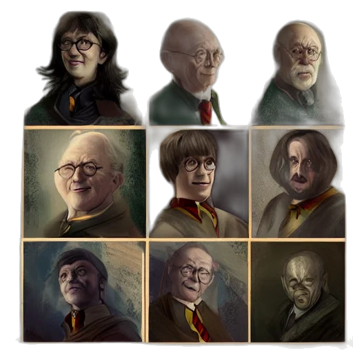face, staff, concept art, fantasy art transparent PNG cut-out
