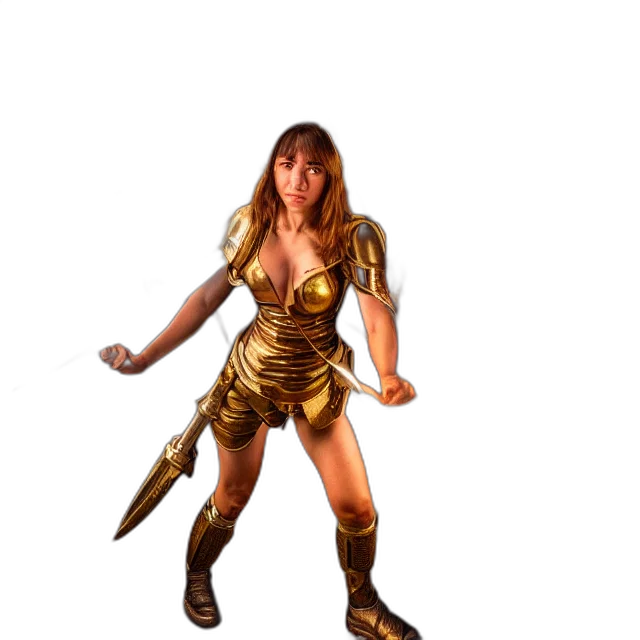 staff, weapon, 3d render, concept art transparent PNG cut-out