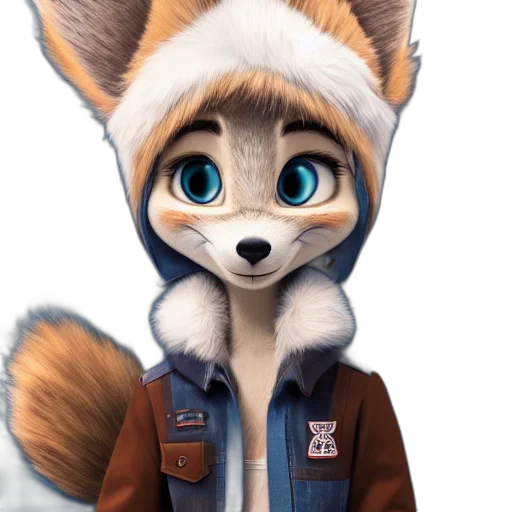 jacket, staff, animal, face transparent PNG cut-out
