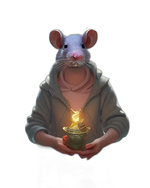 jacket, hat, animal, creature transparent PNG cut-out