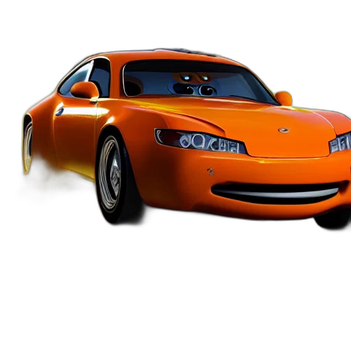 car, animal, weapon, 3d render transparent PNG cut-out