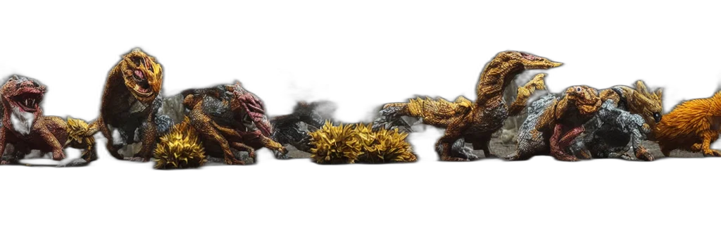hair, dragon, crown, staff transparent PNG cut-out