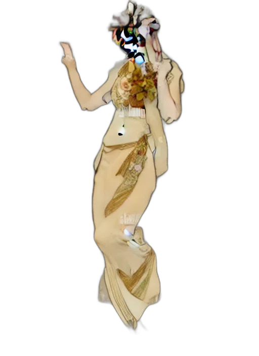 dress, staff, jewelry, umbrella transparent PNG cut-out