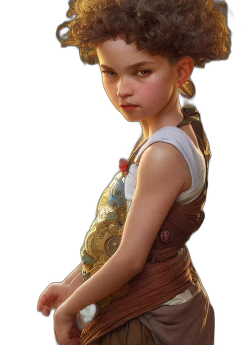 dress, crown, hat, staff transparent PNG cut-out