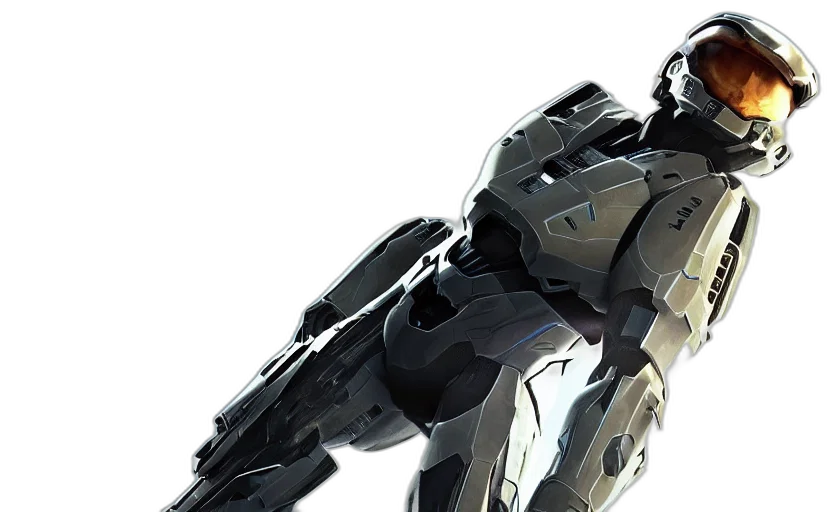 robot, weapon, concept art, 3d render transparent PNG cut-out